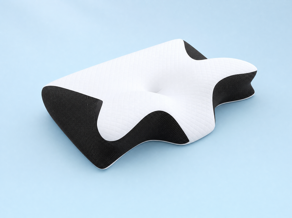 Mellou cervical contour pillow with cooling mesh sides